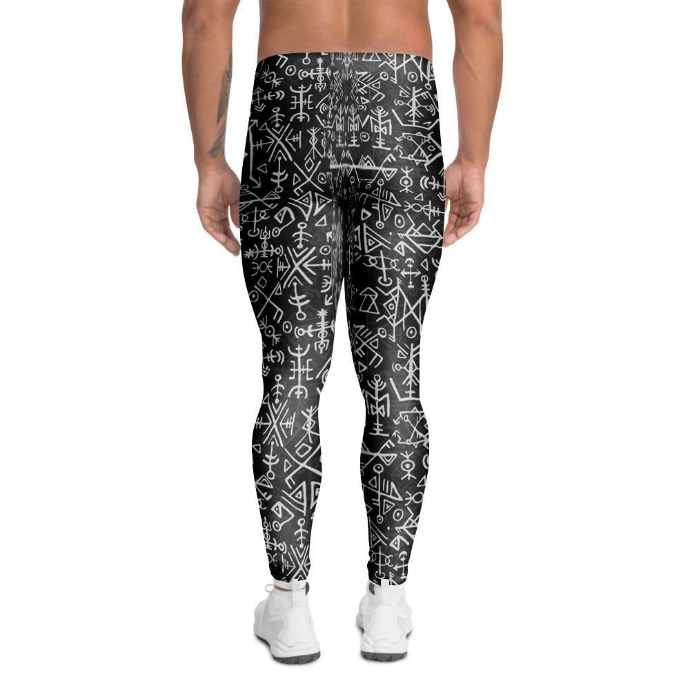 Futhark Norse Viking Men's Leggings-grizzshop