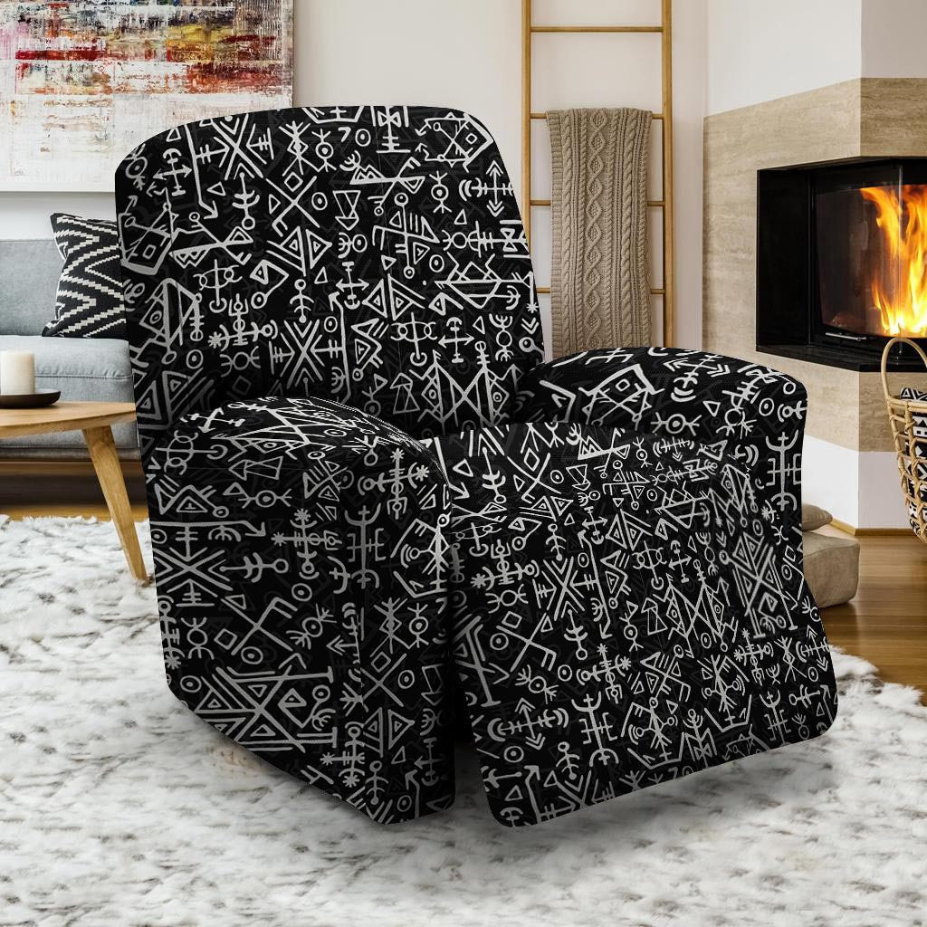 Futhark Norse Viking Recliner Cover-grizzshop