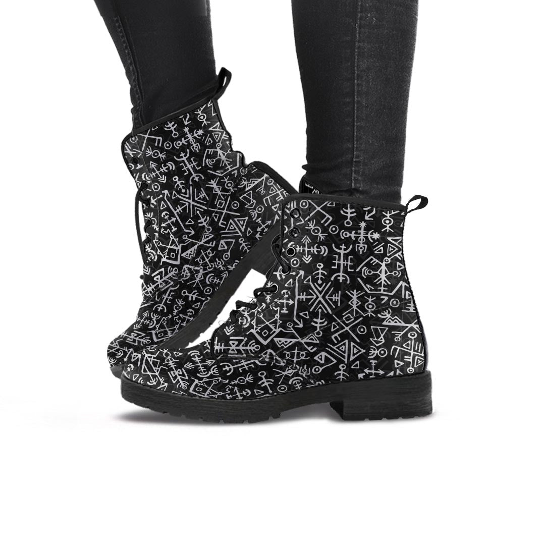 Futhark Norse Viking Women's Boots-grizzshop