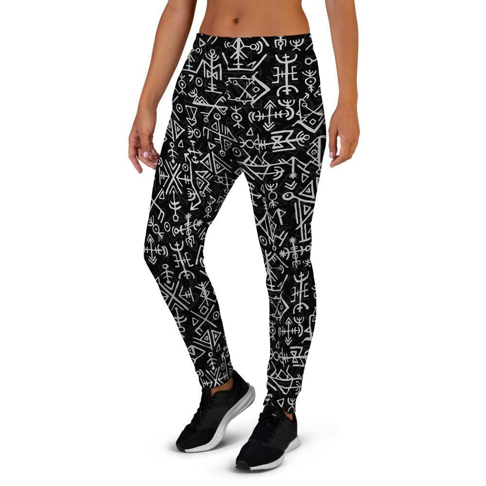 Futhark Norse Viking Women's Joggers-grizzshop