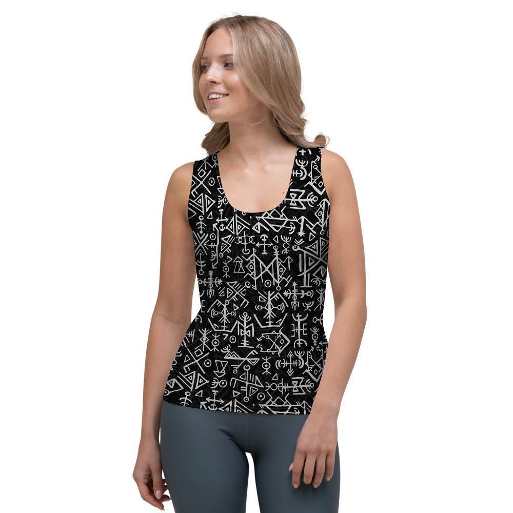 Futhark Norse Viking Women's Tank Top-grizzshop