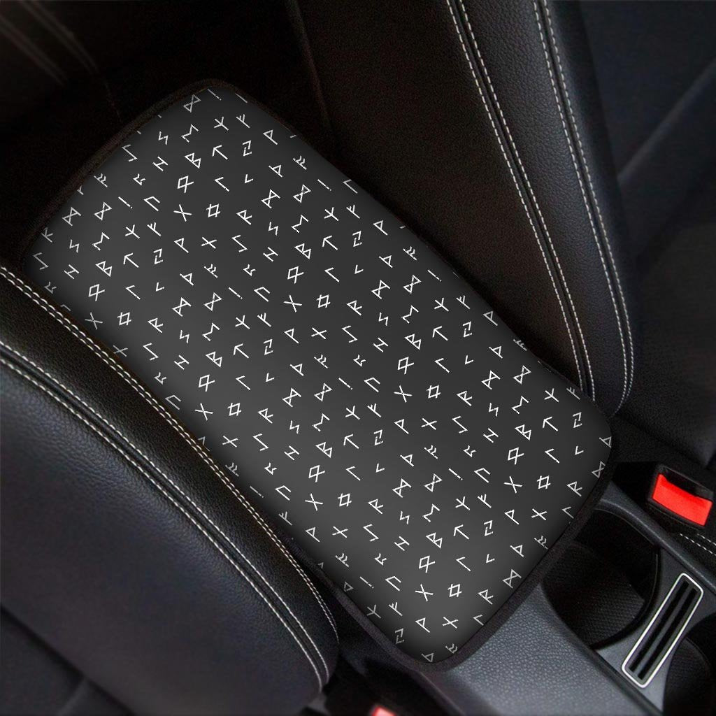 Futhark Viking Car Console Cover-grizzshop