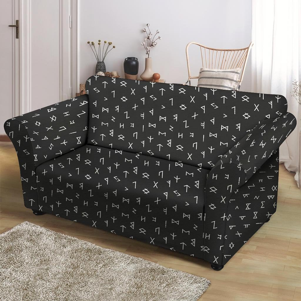 Futhark Viking Loveseat Cover-grizzshop