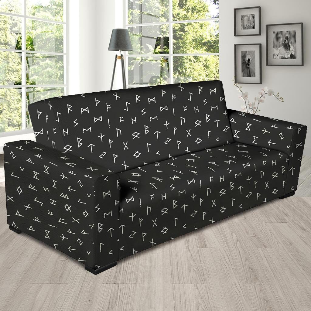 Futhark Viking Sofa Cover-grizzshop