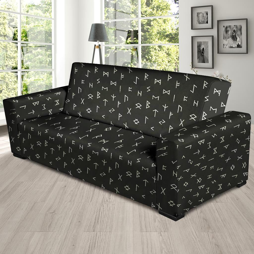 Futhark Viking Sofa Cover-grizzshop