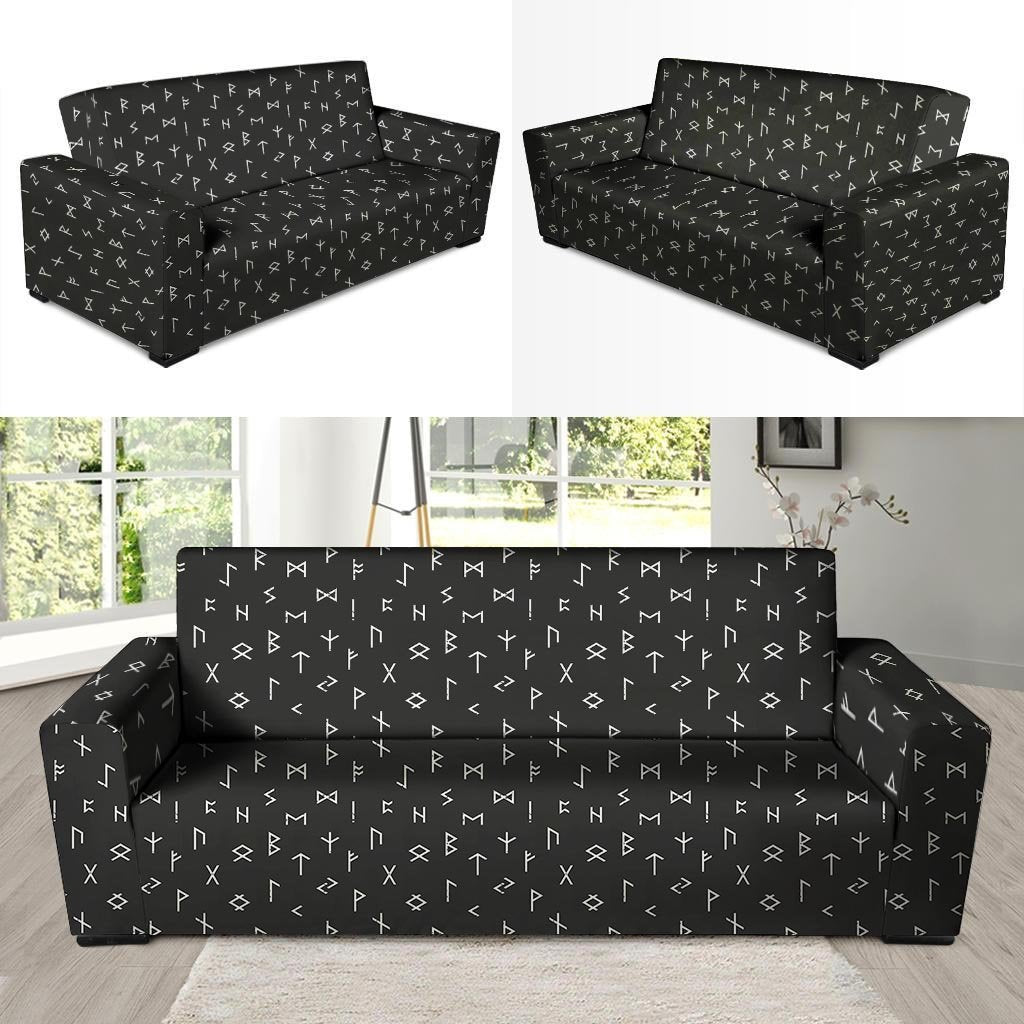 Futhark Viking Sofa Cover-grizzshop