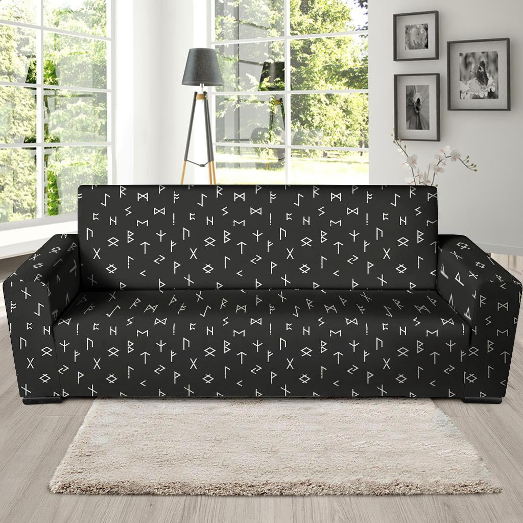 Futhark Viking Sofa Cover-grizzshop