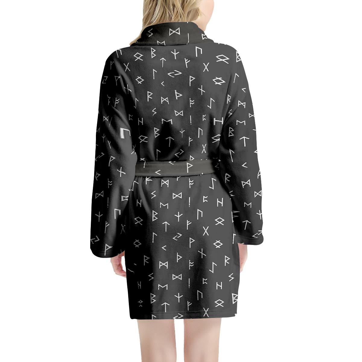 Futhark Viking Women's Robe-grizzshop