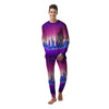 Futuristic City Print Men's Pajamas-grizzshop