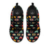 Gadgets Video Game Print Pattern Black Sneaker-grizzshop