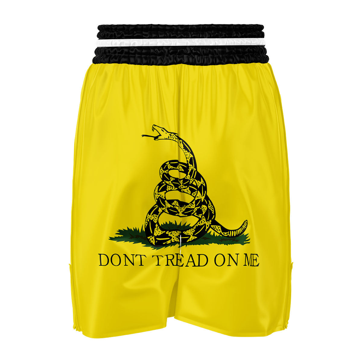 Gadsden Flag Don't Tread On Me Print Boxing Shorts-grizzshop