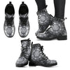 Galactic Mandala Women's Leather Boots-grizzshop