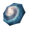Galaxy Blue Milky Way Space Print Foldable Umbrella-grizzshop