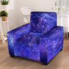 Galaxy Blue Space Armchair Cover-grizzshop