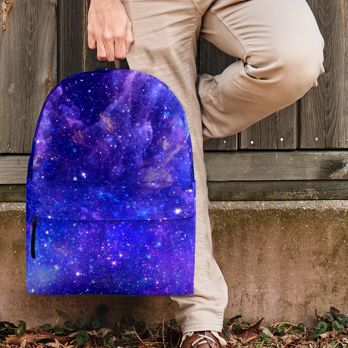 Galaxy Blue Space Backpack-grizzshop