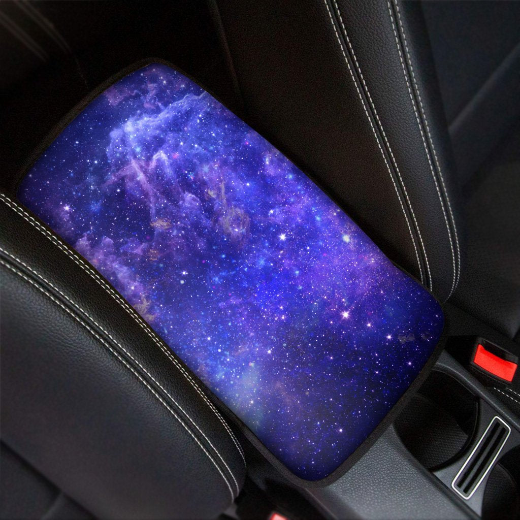 Galaxy Blue Space Car Console Cover-grizzshop