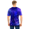 Galaxy Blue Space Men T Shirt-grizzshop