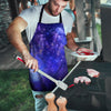 Galaxy Blue Space Men's Apron-grizzshop