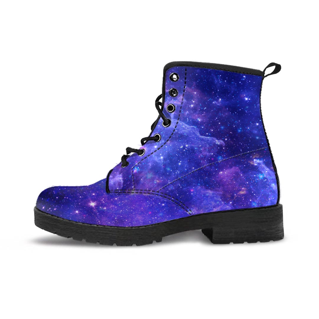 Galaxy Blue Space Men's Boots-grizzshop