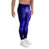 Galaxy Blue Space Men's Leggings-grizzshop