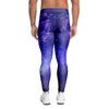 Galaxy Blue Space Men's Leggings-grizzshop