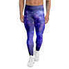 Galaxy Blue Space Men's Leggings-grizzshop