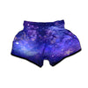 Galaxy Blue Space Muay Thai Boxing Shorts-grizzshop