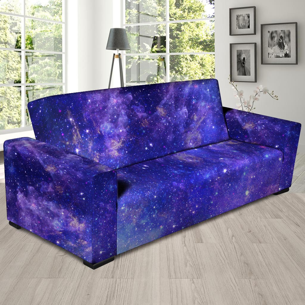 Galaxy Blue Space Sofa Cover-grizzshop