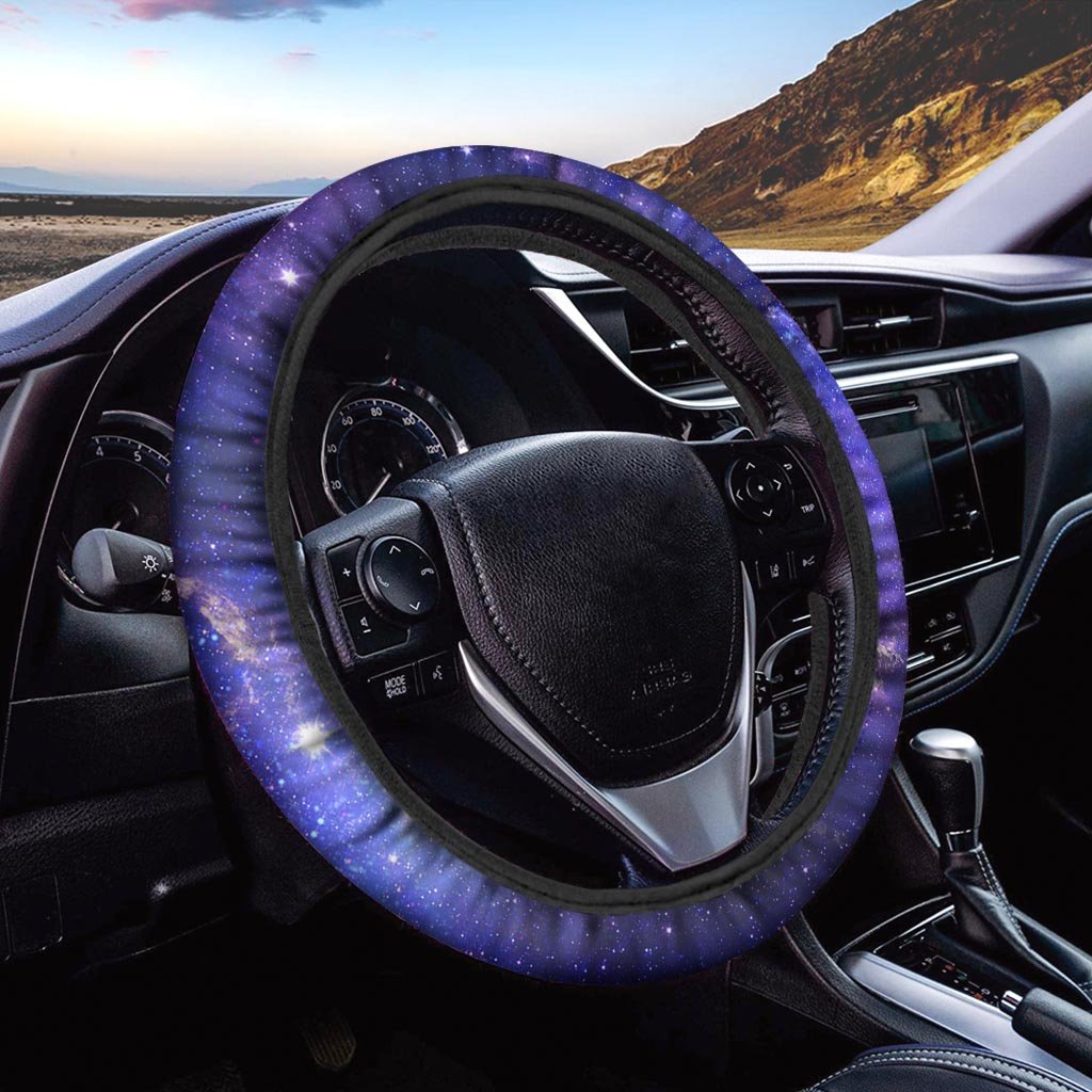 Galaxy Blue Space Steering Wheel Cover-grizzshop