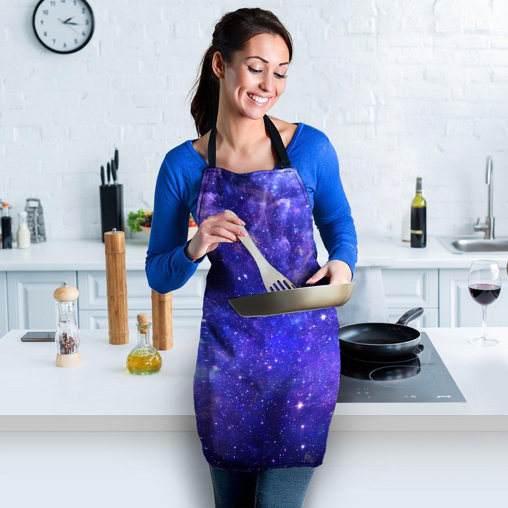 Galaxy Blue Space Women's Apron-grizzshop