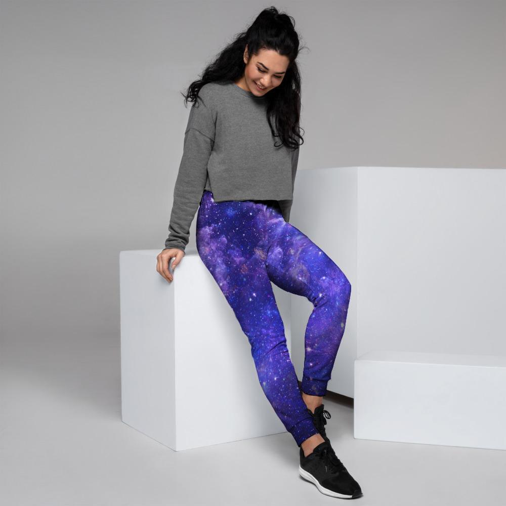 Galaxy Blue Space Women's Joggers-grizzshop