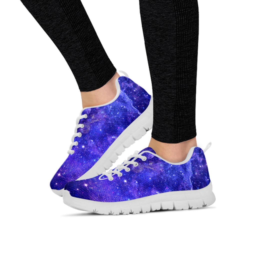 Galaxy Blue Space Women's Sneakers-grizzshop