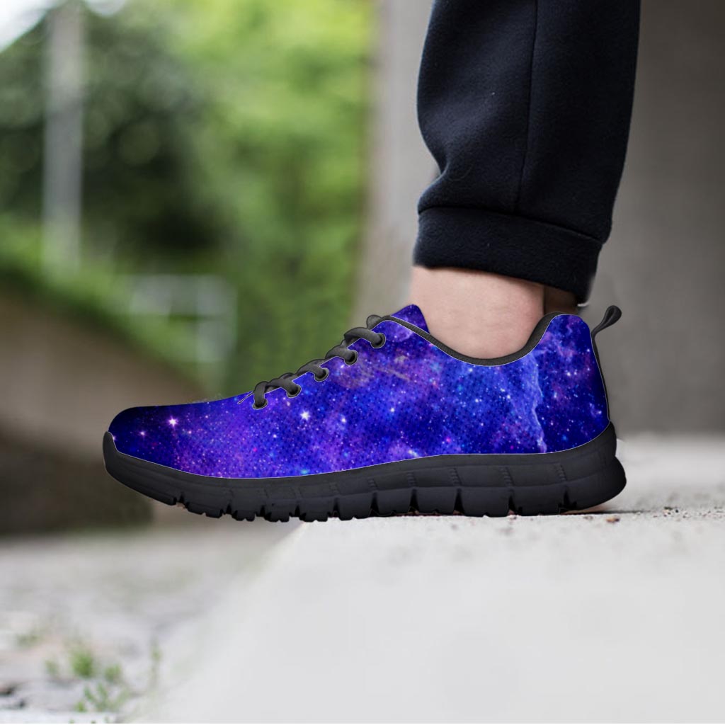 Galaxy Blue Space Women's Sneakers-grizzshop