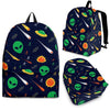 Galaxy Comet Alien Ufo Pattern Print Backpack-grizzshop