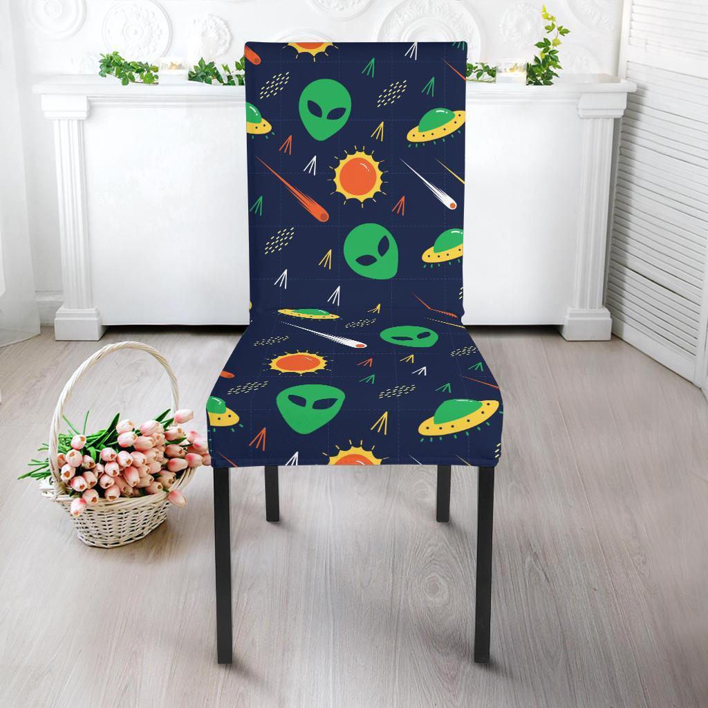 Galaxy Comet Alien Ufo Pattern Print Chair Cover-grizzshop