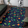 Galaxy Comet Alien Ufo Pattern Print Floor Mat-grizzshop