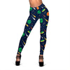 Galaxy Comet Alien Ufo Pattern Print Women Leggings-grizzshop