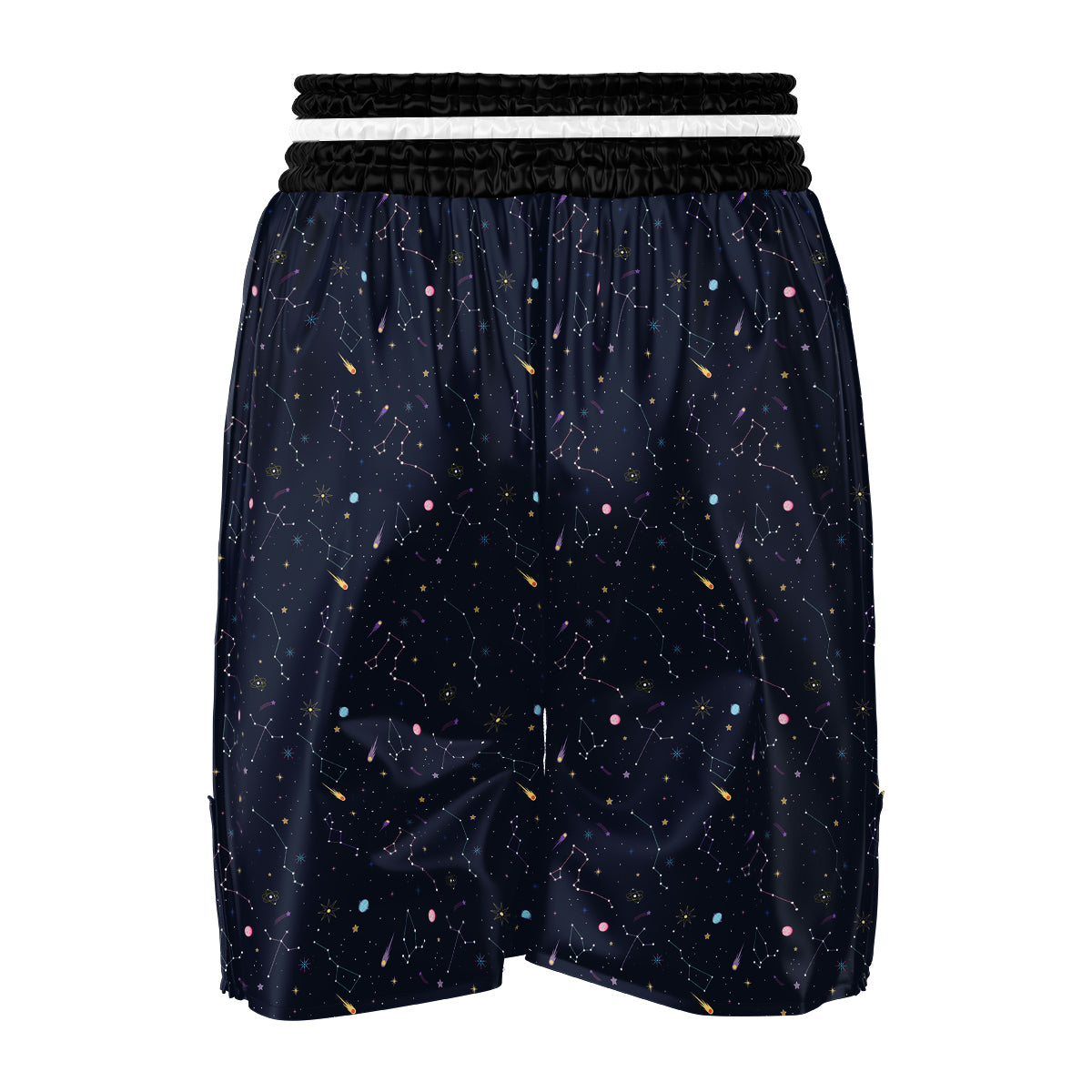 Galaxy Constellation Print Pattern Boxing Shorts-grizzshop