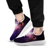 Galaxy Deep Space Light Stardust Print White Athletic Shoes-grizzshop