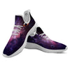 Galaxy Deep Space Light Stardust Print White Athletic Shoes-grizzshop