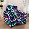 Galaxy Geometric Armchair Cover-grizzshop