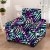 Galaxy Geometric Armchair Cover-grizzshop