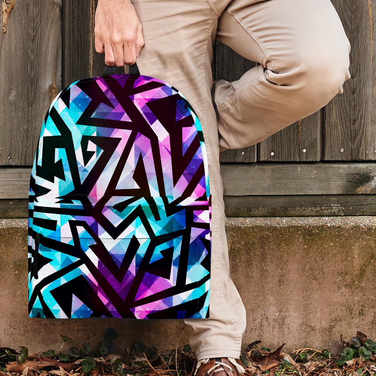 Galaxy Geometric Backpack-grizzshop