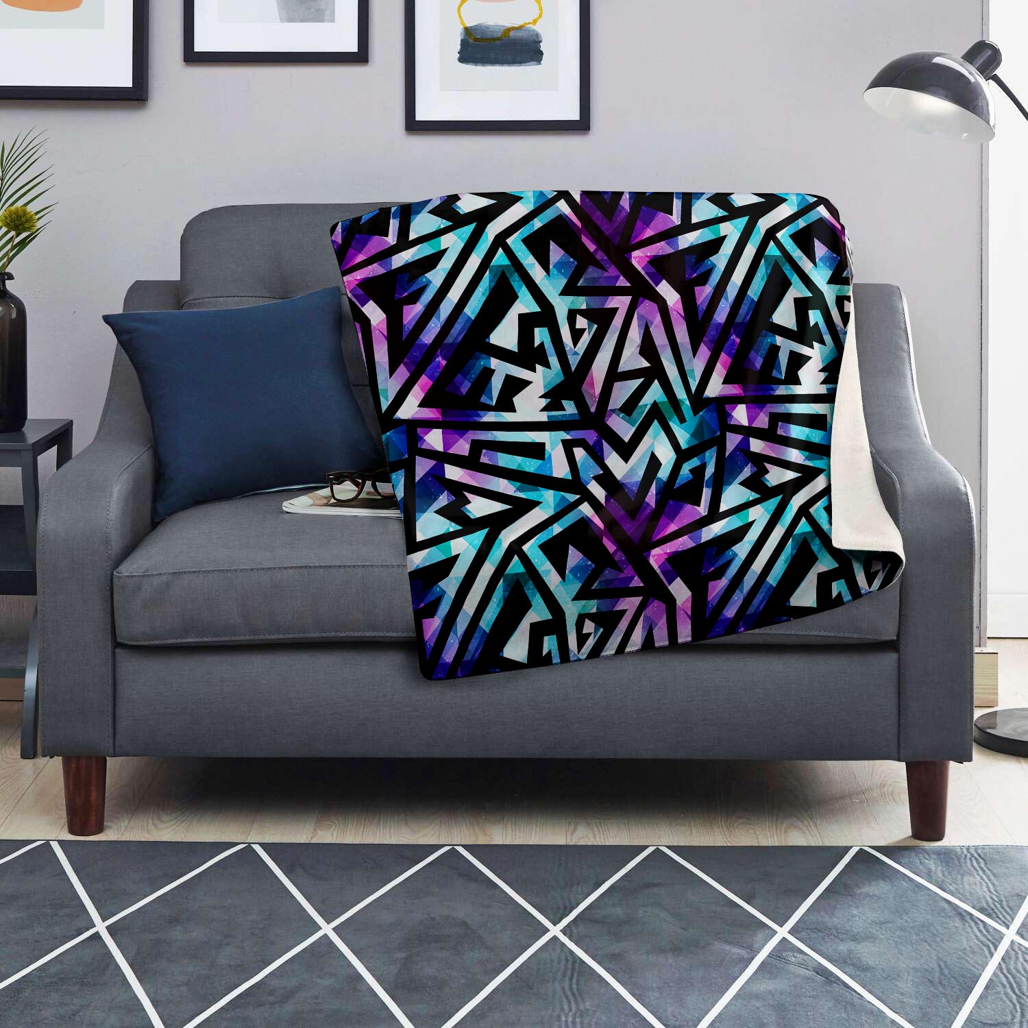 Galaxy Geometric Blanket-grizzshop