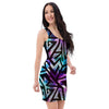 Galaxy Geometric Bodycon Dress-grizzshop