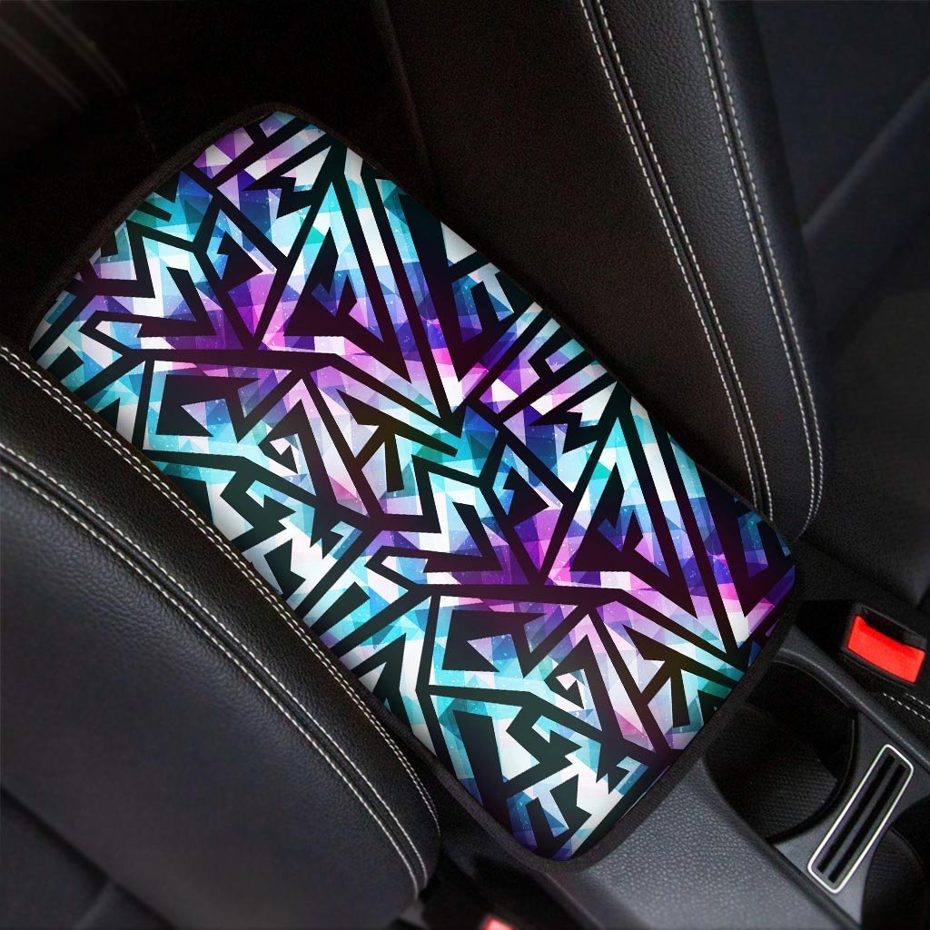 Galaxy Geometric Car Console Cover-grizzshop