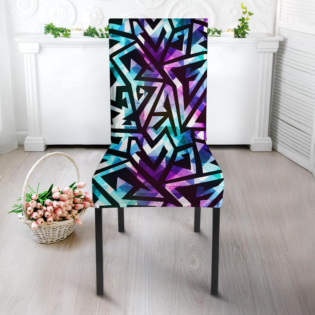 Galaxy Geometric Chair Cover-grizzshop