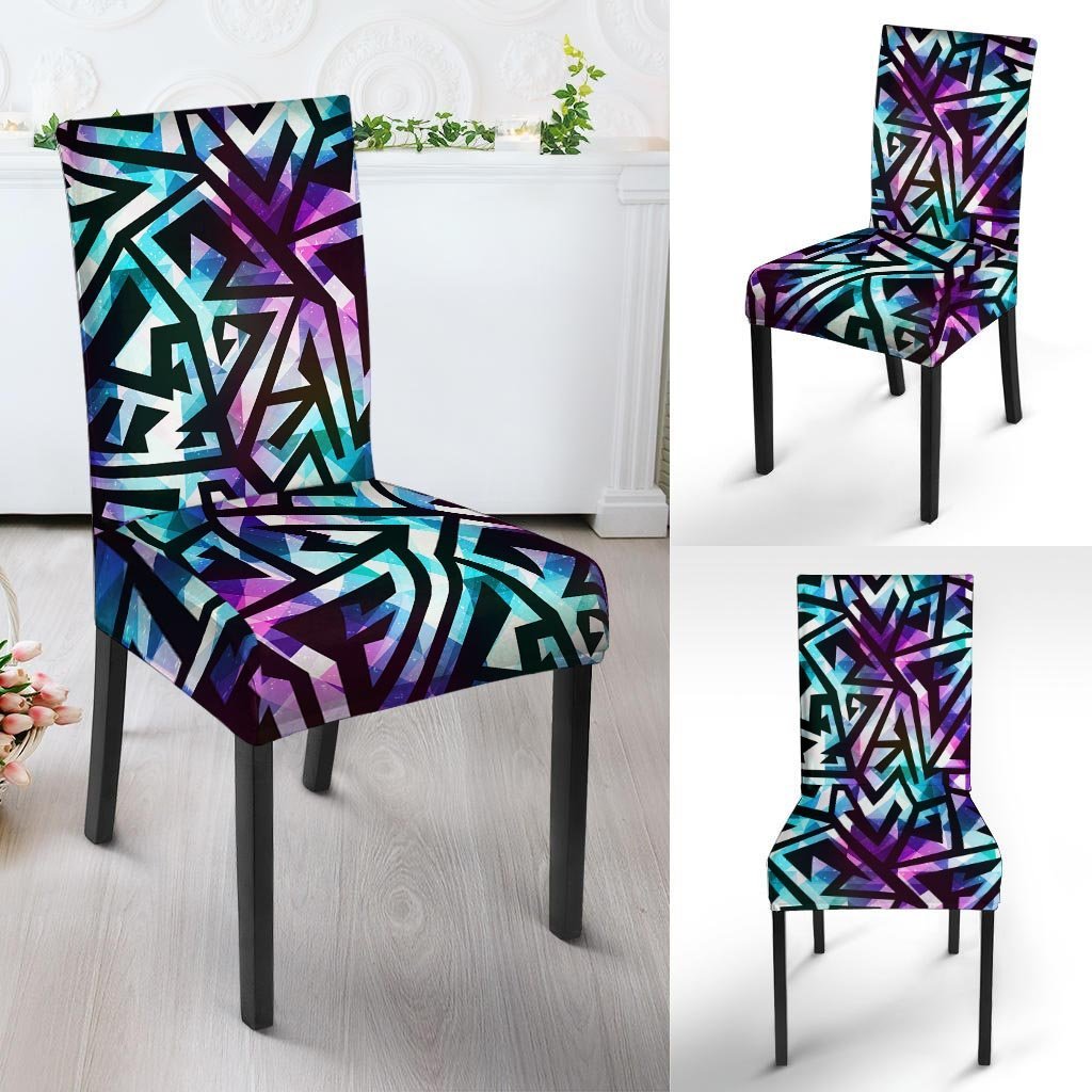 Galaxy Geometric Chair Cover-grizzshop