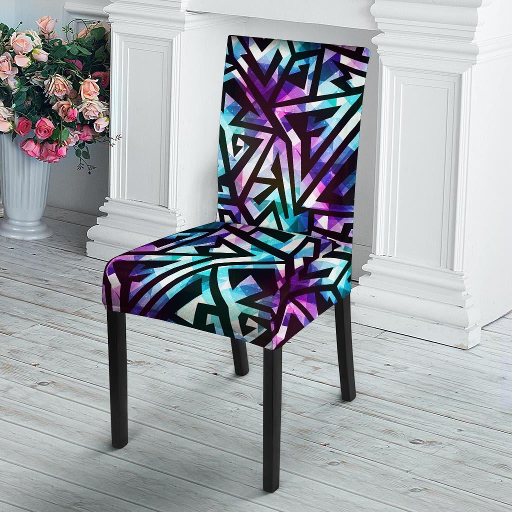 Galaxy Geometric Chair Cover-grizzshop