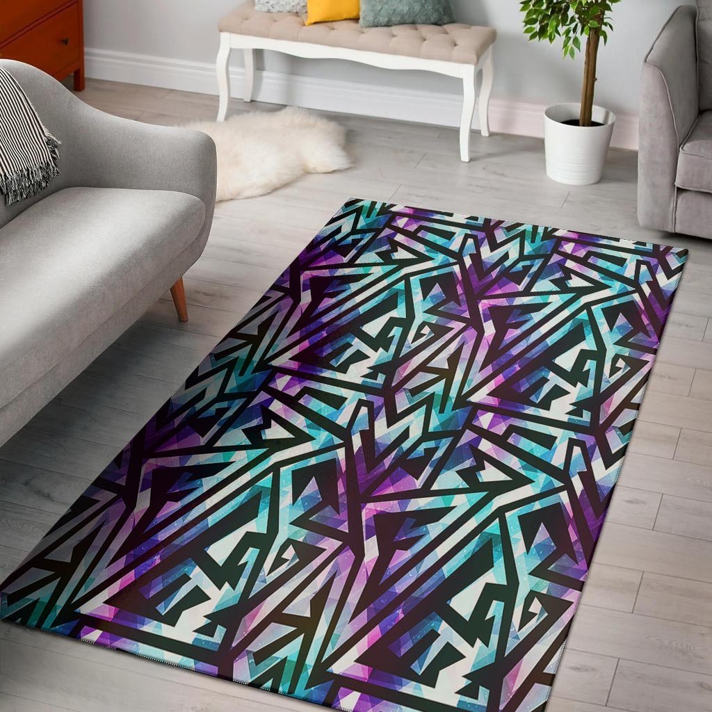 Galaxy Geometric Floor Mat-grizzshop